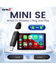 CarlinKit MINI 5.0 Pro Wireless CarPlay Adapter Plug & Play Smart CarPlay Box USB Dongle for OEM Car WiFi Bluetooth Auto Connect