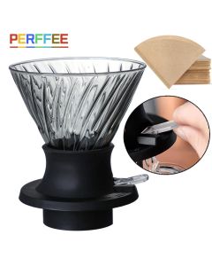 Immersion Coffee Dripper Switch Pour Over Dripper Immersion Dripper Switch Coffee Maker Glass Coffee Filters V02 Set