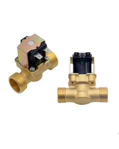 3/4” 1/2” DC 24V AC 220V DC12V Electric Solenoid Magnetic Valve Normally Closed Brass For Water Control