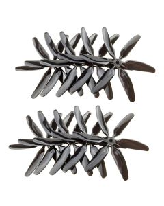 10pcs 504060 5x4x6 6-Blade Single Color CW CCW 5 inch Propellers Blade For FPV Quadcopter Racing RC Drones Frame Kit (5 Pair)