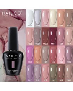 NAILCO 131Colors Vernis Semi Permanent UV Varnish Gel Nail Polish Nails Art Gel Manicure TOP BASE Varnish Hybrid