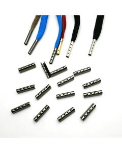 20/50/10PCS  Shoelace Head Aglets DIY Shoelaces Repair Shoe Lace Tips Replacement End Shoes Rope Head Rope Tail Clamp Bullet