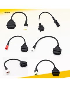 OBD2 Connector for Motorcycle Motobike For YAMAHA 3pin 4pin For HONDA 4Pin For KTM 6pin Moto For Ducati OBD OBD2 Extension Cable