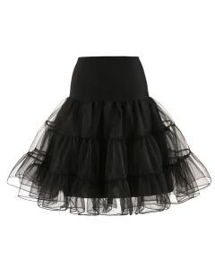New organza Halloween Petticoat Crinoline Vintage Wedding Bridal Petticoat for Wedding Dresses Underskirt Rockabilly Tutu