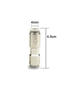 1 stainless steel check valve for CO2, carbon dioxide diffuser to prevent gas backflow, check valve fitting 4mm