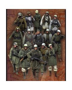 1/35 Resin Model Figure GK，15 Figure , Unassembled and unpainted kit