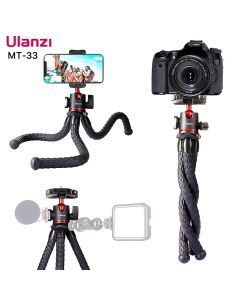 VIJIM Ulanzi MT-33 Flexible Octopus Tripod for Phone Camera DSLR 2in1 Design Tripod With Phone Holder Side Cold Shoe 1/4'' Screw