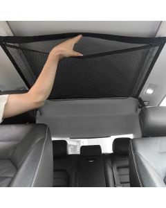 SUV Car Ceiling Storage Net Pocket Car Roof Bag Interior Cargo Net Breathable Mesh Bag Auto Stowing Tidying Interior Accessories