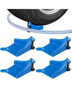 1/2/4pcs Car Hose Guide Tire Hose Roller For Car Washing Detailing Tire Hose Guide Wheel Rolling System Tool