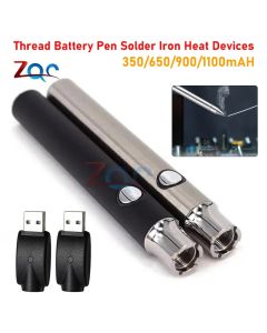 350-1100mAh 510 Thread Battery Pen Solder Iron Shaped Button Battery Set Heat Device Adjustment Heating Kit for Soldering Welded