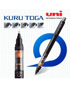 UNI Kuru Toga  Mechanical Pencil M5-452 Drawing Pencil 0.5mm Low Center of Gravity Automatic Rotation School Supplies Stationery