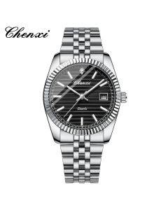 CHENXI 004D Men's Quartz Watches Luxury Stainless Steel Watch Waterproof Luminous Date Wristwatch Casual for Male Clock
