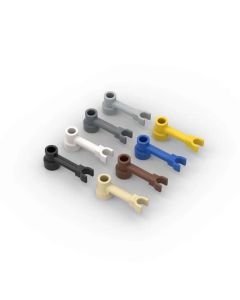 MOC 10PCS 4735 Bar 1x3 With Clip Building Blocks Kit Stud Holder Bricks Educational Particle Puzzle Toy Children Birthday Gifts