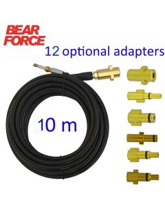10m High Pressure Washer Pipeline sewage dredging jet hose Sewer Drain Jetting Kit pipe blockage clogging jet washer hose cord