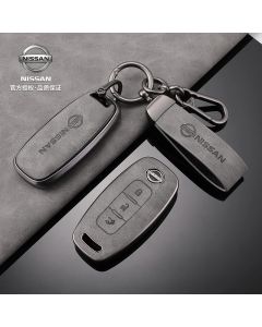 Zinc Alloy Car Key Case Cover Shell For Nissan Versa Maxima Rogue Armada Sentra Qashqai X-Trail 2/3Buttons 2022 2023 Accessories