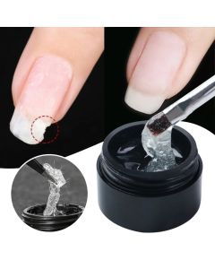 5ml Fiberglass Repaired Nails Gel Crack Broken Fiber Silk Extension Quick Builder Glue Acrylic Clear UV Polish Manicure Supplies
