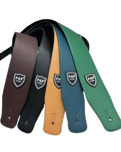 P&P 2.5 Inch PU Leather Guitar Strap Widen Adjustable Soft Belt For Electric Acoustic Guitar Folk Bass Strap