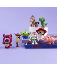6pcs Toy Story Action Figure Anime Cartoon Model Doll Car Decoration Cake Accessories Collection Classic Toy Children's Gift
