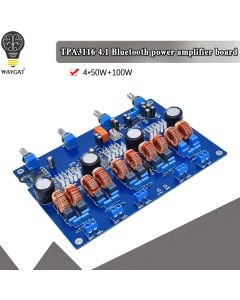 Bluetooth high power Class D amplifier board TPA3116 Bluetooth amplifier board 50W* 4+100W TPA3116D2