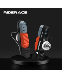Road Bike Brake Pads For Rim C Brake CNC Aluminum Alloy Replaceable Rubber Pads Silence Bicycle Brake Holder Shoes Rubber Block