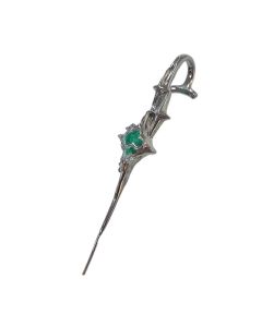 Retro Geometric Four-Pointed Star Earrings Niche Advanced Anti-sensiti Front and Back Earrings Puncture Ear Needle