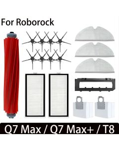 For Roborock Q7 Max / Q7 Max+ / Q7 Plus / T8 Accessories Main Side Brush Hepa Filter Mop Robot Vacuum Cleaner  Spare parts