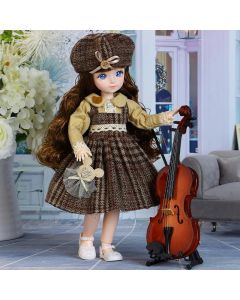 30cm Bjd Dolls Princess Full Set 1/6 Anime Bjd With Clothes 23 Joint Movable Body 3D Eyes Girls Dress Up Birthday Gifts Toys