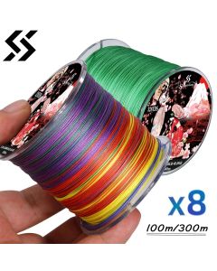 Sougayilang 8 Strands Braided Fishing Line 100M 300M Multifilament Carp Fishing Japanese Braided Wire Fishing Accessorie PE Line