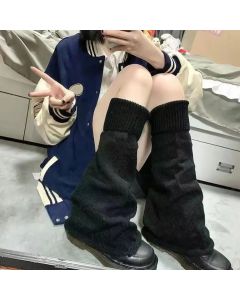 Foot Cover Japanese Style Flared Leg Warmers Lolita Sweet Girl Leg Warmer Knit Socks Elastic Cuffs Leg Socks Over-the-knee Socks