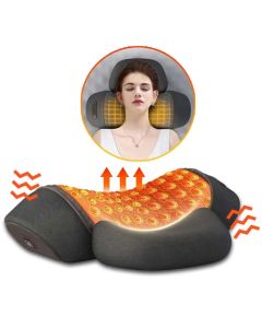 Electric Neck Massage Pillow Heating Vibration Neck Massager Back Cervical Traction Relax Sleeping Memory Foam Spine Support