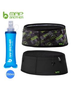 MAP BROTHER W1001 Woven Elastic Sports Waist Bag Pack Running Race Number Belt For Triathlon Marathon Cycling Mountaineering Bag