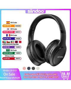 Siindoo JH-919 Wireless Foldable Headphones Bluetooth Stereo Earphones Super Bass Noise Cancelling With Mic Headset For Mobile