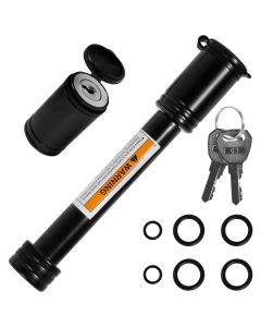 Trailer Hitch Lock 5/8in Carbon Steel Towing Hitch Receiver Lock Anti-Theft Waterproof Hitch Receiver Pin Lock For RV Truck Keys