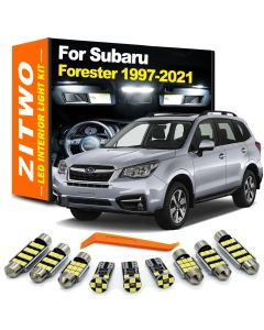 ZITWO LED Interior Dome Map Light Bulbs Kit For Subaru Forester SG SH SJ SK 1997- 2015 2016 2017 2018 2019 2020 2021 Accessories