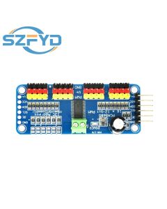 16 Channel 12-Bit PWM Servo Shield Driver I2C Interface PCA9685 Module For Raspberry Pi