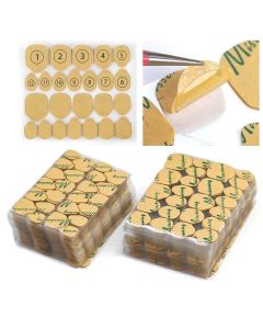 10Sheets/240Pcs  Double Side Adhesive Tape Glue Sticker For Fake Nails Super Sticky Waterproof Breathable Transparent Jelly Glue