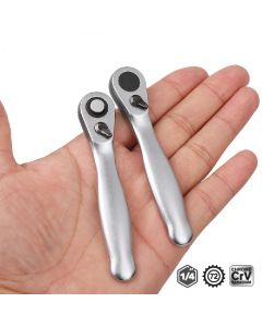 Mini treble 1/4 Ratchet Wrench Double Ended Quick Socket Ratchet Wrench Screwdriver Hex Torque Wrenches Set Spanner