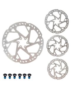 MTB E-Bike 2.3mm Disc Brake Rotor Thicken 140mm160mm 180mm 203mm 220mm H23 Super Rigidity 6 Bolt Stainless Steel Bike VS HS2 2mm