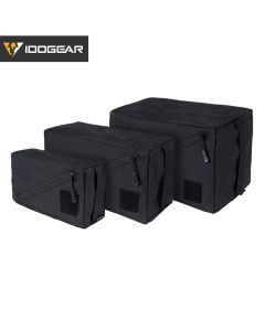 IDOGEAR Tactical Accessory Pouch 3PCS Zipper EDC Pouch Tool Storage Bag  35101