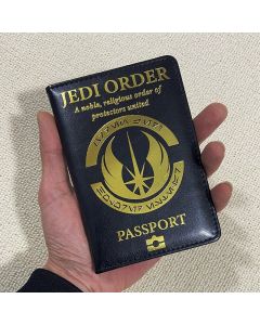 Passport Cover Jedi Order Symbol Logo Case for Passports Pu Leather Fashion Movie Travel Wallet Men Women