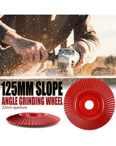 125mm Plane Bevel Angle Grinding Wheel Woods Polishing Wheel Wood Carving Sanding Tool Abrasive Disc Tools for Angle Grinder