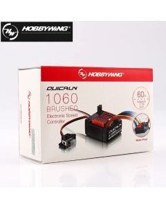 HobbyWing QuicRun 1060 60A Brushed Electronic Speed Controller ESC Waterproof  With Switch Mode BEC For 1:10 RC Car