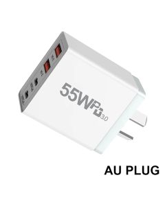 EU/US/UK/AU Plug USB Charger Quick Charge 3.0 For Phone Adapter For iPhone 13 Pro Max Portable Wall Charger Fast Charger type c