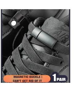 New Magnetic Lock Shoelaces Without Ties Flat Elastic Laces Sneakers Boots No Tie Shoelace Rubber Bands for Shoes Accessories