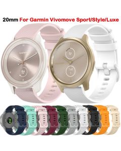 For Garmin Vivomove Sport/Style/Luxe/Trend Watchband Smart Watch Replacement Silicone Band Straps Bracelet Accessories Correa