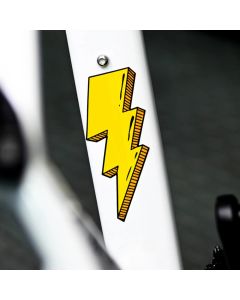 1Pair Lightning Road Bicycle Frame Stickers Top Tube Waterproof Fashion DIY Decoration Accessories Bike Durable Vinyl Decals