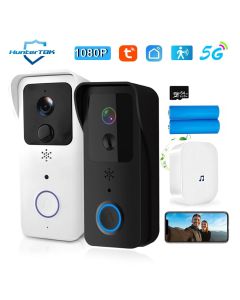 5G 2.4G WiFi Video Doorbell 1080P Tuya Smart Outdoor Wireless Intercom Waterproof Wireless Camera Ringing Bell