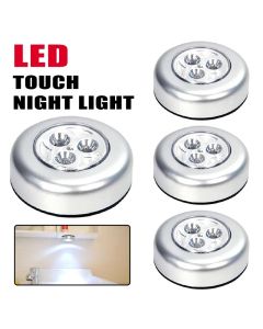 LED Dormitory Bedside Night Light Car Reading Light Use AAA Battery Emergency Light Indoor Decorative Stickup Ceiling Light