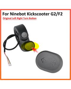 Original Left Right Turn Light Button for Ninebot Electric Scooter Max G2 F2 Kickscooter Switch Plastic Accessories Parts