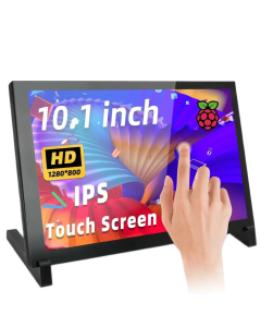 iPistBit 10.1 inch Capacitive Touchscreen Portable Monitor 1280x800 IPS Display For Raspberry Pi Win 8/10 LCD Display with Case